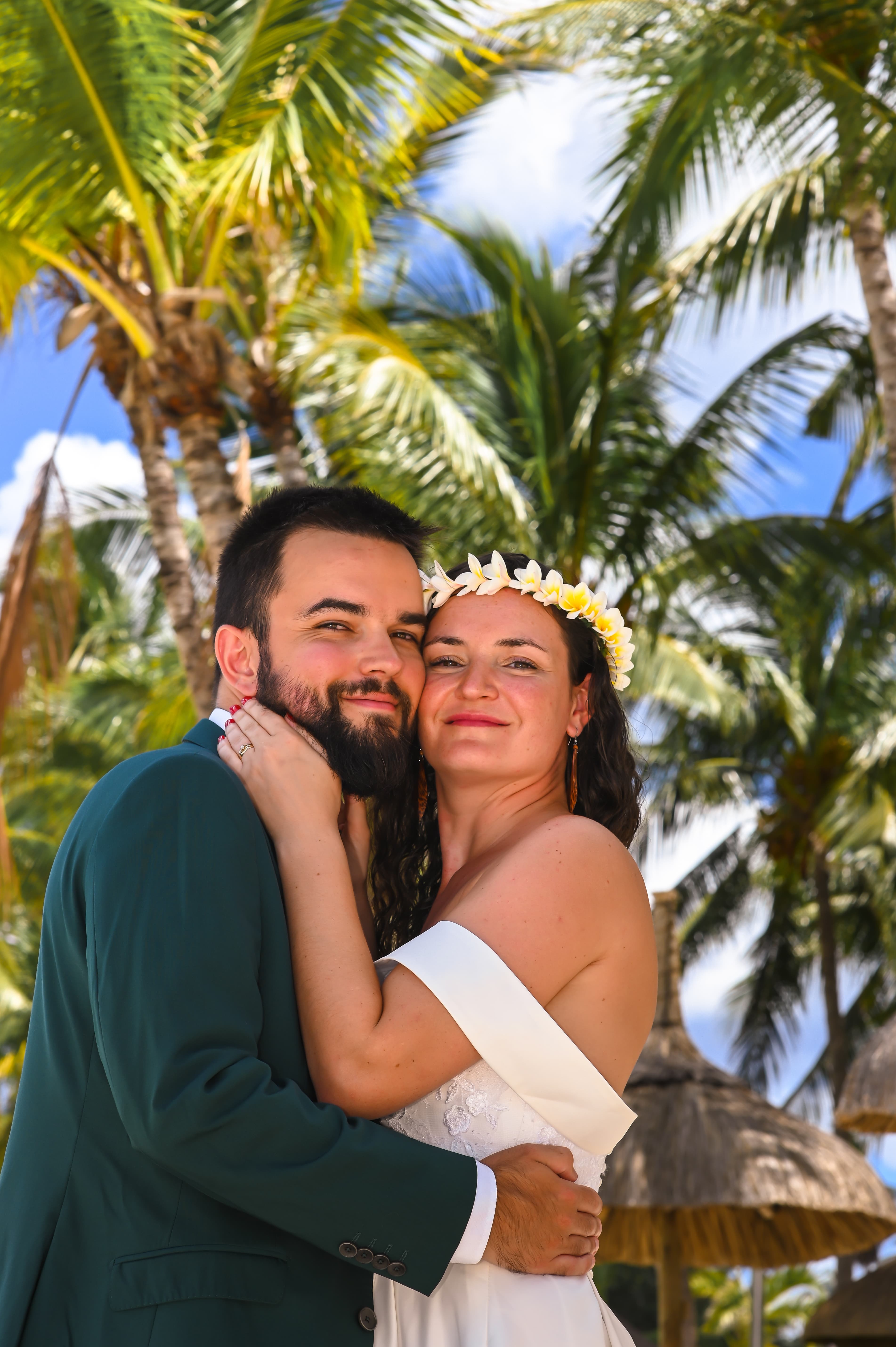 Photographie romantique coucher soleil Flic en Flac Maurice